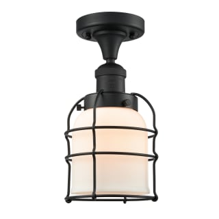 A thumbnail of the Innovations Lighting 517 Small Bell Cage Matte Black / Matte White