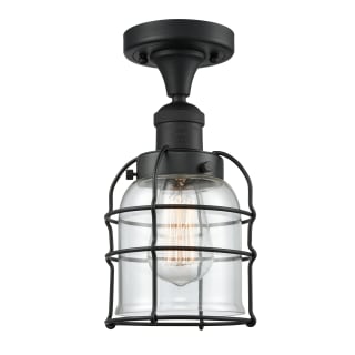 A thumbnail of the Innovations Lighting 517 Small Bell Cage Matte Black / Clear