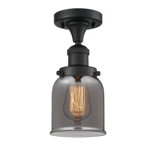 A thumbnail of the Innovations Lighting 517-1CH Small Bell Matte Black / Plated Smoked