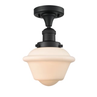A thumbnail of the Innovations Lighting 517-1CH Small Oxford Matte Black / Matte White Cased