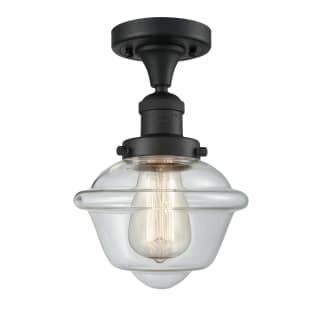 A thumbnail of the Innovations Lighting 517-1CH Small Oxford Matte Black / Clear