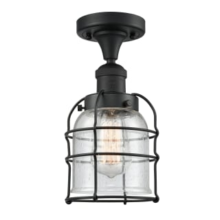 A thumbnail of the Innovations Lighting 517 Small Bell Cage Matte Black / Seedy