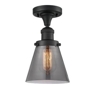 A thumbnail of the Innovations Lighting 517-1CH Small Cone Matte Black / Smoked