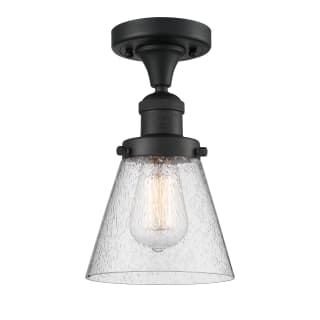 A thumbnail of the Innovations Lighting 517-1CH Small Cone Matte Black / Seedy