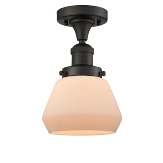 A thumbnail of the Innovations Lighting 517-1CH Fulton Oiled Rubbed Bronze / Matte White Cased