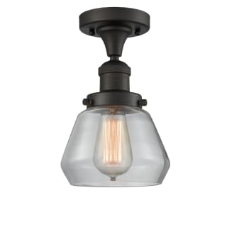 A thumbnail of the Innovations Lighting 517-1CH Fulton Oiled Rubbed Bronze / Clear