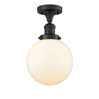 A thumbnail of the Innovations Lighting 517-1CH-8 Beacon Oil Rubbed Bronze / Matte White Cased