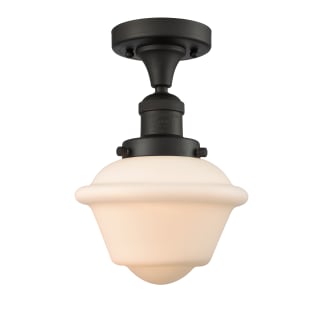 A thumbnail of the Innovations Lighting 517-1CH Small Oxford Oil Rubbed Bronze / Matte White Cased