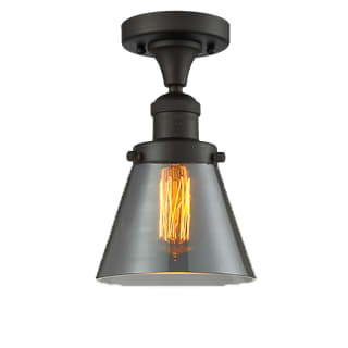 A thumbnail of the Innovations Lighting 517-1CH Small Cone Oiled Rubbed Bronze / Smoked