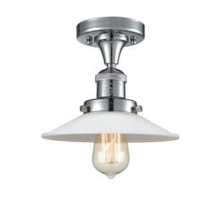 A thumbnail of the Innovations Lighting 517-1CH Halophane Polished Chrome / Matte White