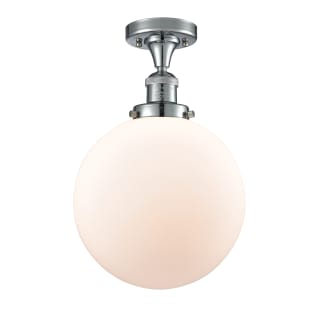 A thumbnail of the Innovations Lighting 517 X-Large Beacon Polished Chrome / Matte White