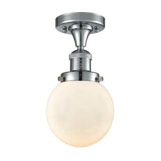 A thumbnail of the Innovations Lighting 517-1CH-6 Beacon Polished Chrome / Matte White Cased