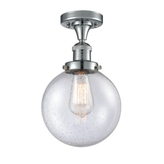 A thumbnail of the Innovations Lighting 517-1CH-8 Beacon Polished Chrome / Seedy