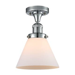 A thumbnail of the Innovations Lighting 517-1CH Large Cone Polished Chrome / Matte White Cased