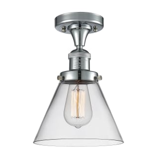 A thumbnail of the Innovations Lighting 517-1CH Large Cone Polished Chrome / Clear