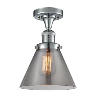 A thumbnail of the Innovations Lighting 517-1CH Large Cone Polished Chrome / Smoked