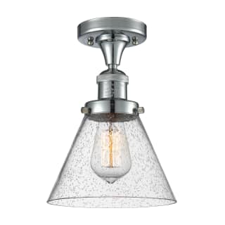 A thumbnail of the Innovations Lighting 517-1CH Large Cone Polished Chrome / Seedy