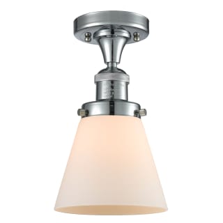 A thumbnail of the Innovations Lighting 517-1CH Small Cone Polished Chrome / Matte White Cased