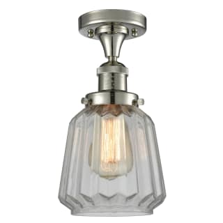 A thumbnail of the Innovations Lighting 517-1CH Chatham Polished Nickel / Clear Fluted