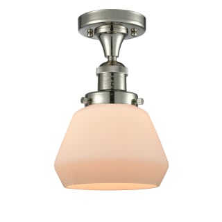 A thumbnail of the Innovations Lighting 517-1CH Fulton Polished Nickel / Matte White Cased