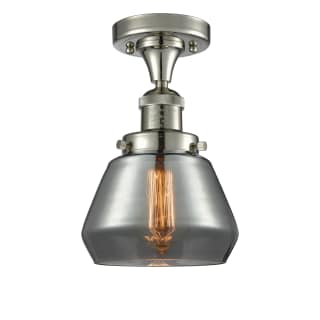 A thumbnail of the Innovations Lighting 517-1CH Fulton Polished Nickel / Smoked