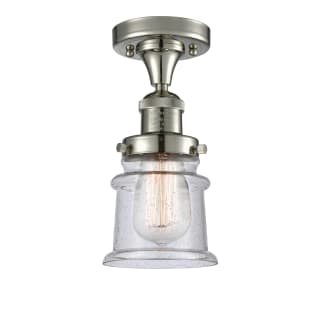 A thumbnail of the Innovations Lighting 517 Small Canton Polished Nickel / Seedy