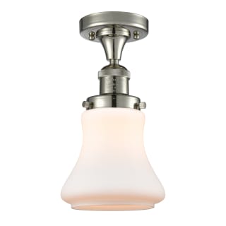 A thumbnail of the Innovations Lighting 517-1CH Bellmont Polished Nickel / Matte White