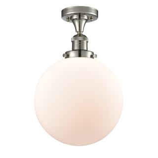 A thumbnail of the Innovations Lighting 517 X-Large Beacon Polished Nickel / Matte White