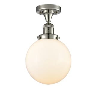 A thumbnail of the Innovations Lighting 517-1CH-8 Beacon Polished Nickel / Matte White Cased