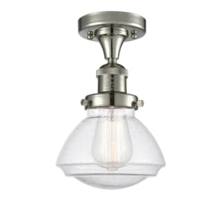 A thumbnail of the Innovations Lighting 517-1CH Olean Polished Nickel / Seedy