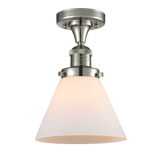 A thumbnail of the Innovations Lighting 517-1CH Large Cone Polished Nickel / Matte White Cased