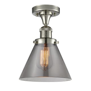 A thumbnail of the Innovations Lighting 517-1CH Large Cone Polished Nickel / Smoked