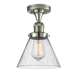 A thumbnail of the Innovations Lighting 517-1CH Large Cone Polished Nickel / Seedy