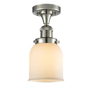 A thumbnail of the Innovations Lighting 517-1CH Small Bell Polished Nickel / Matte White Cased