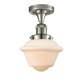 A thumbnail of the Innovations Lighting 517-1CH Small Oxford Polished Nickel / Matte White Cased