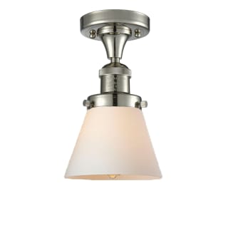 A thumbnail of the Innovations Lighting 517-1CH Small Cone Polished Nickel / Matte White Cased