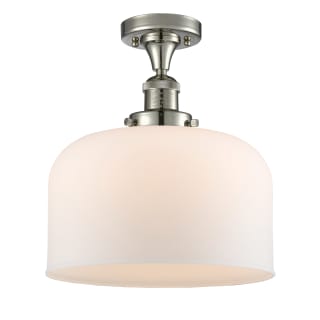 A thumbnail of the Innovations Lighting 517 X-Large Bell Polished Nickel / Matte White