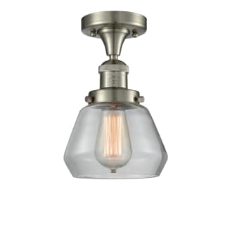A thumbnail of the Innovations Lighting 517-1CH Fulton Brushed Satin Nickel / Clear