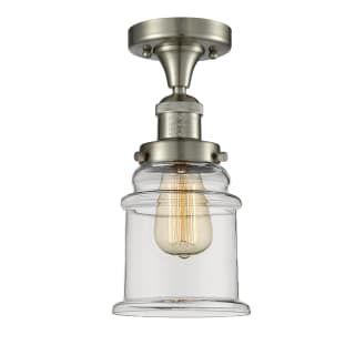 A thumbnail of the Innovations Lighting 517-1CH Canton Brushed Satin Nickel / Clear
