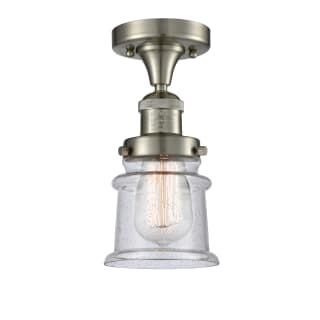 A thumbnail of the Innovations Lighting 517 Small Canton Brushed Satin Nickel / Seedy