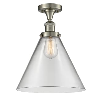 A thumbnail of the Innovations Lighting 517 X-Large Cone Brushed Satin Nickel / Clear