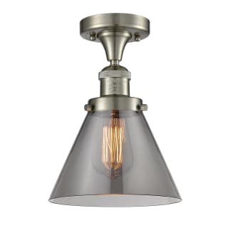 A thumbnail of the Innovations Lighting 517-1CH Large Cone Brushed Satin Nickel / Smoked