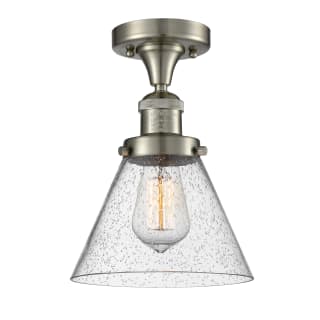 A thumbnail of the Innovations Lighting 517-1CH Large Cone Brushed Satin Nickel / Seedy