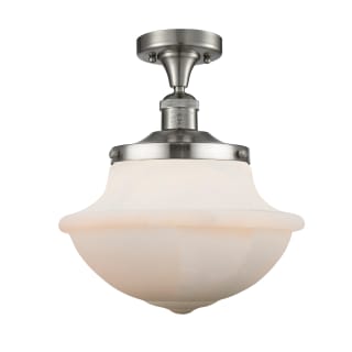 A thumbnail of the Innovations Lighting 517 Large Oxford Brushed Satin Nickel / Matte White
