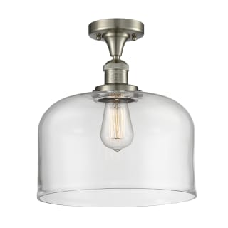 A thumbnail of the Innovations Lighting 517 X-Large Bell Brushed Satin Nickel / Clear