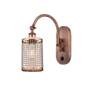 A thumbnail of the Innovations Lighting 518-1W-13-5 Nestbrook Sconce Antique Copper