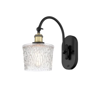 A thumbnail of the Innovations Lighting 518-1W-12-7 Niagra Sconce Black Antique Brass / Clear