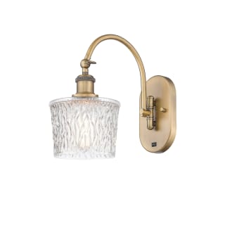 A thumbnail of the Innovations Lighting 518-1W-12-7 Niagra Sconce Brushed Brass / Clear