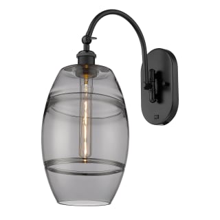 A thumbnail of the Innovations Lighting 518-1W-13-8 Vaz Sconce Matte Black / Smoked