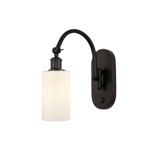 A thumbnail of the Innovations Lighting 518-1W-13-5 Clymer Sconce Oil Rubbed Bronze / Matte White